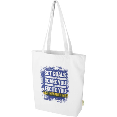 Logo trade corporate gifts image of: Odisha 270 g/m² OCS organic tote bag 10L