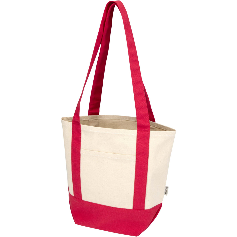 Logo trade promotional gift photo of: Sam 320 g/m² GRS recycled mini cotton tote bag