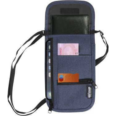 Logo trade promotional giveaway photo of: Ross GRS recycled smart travel pouch