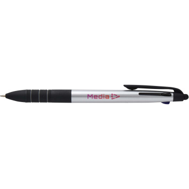 Logotrade promotional item picture of: Trine 3-ink RCS recycled ballpoint pen with stylus