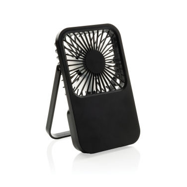 Logotrade promotional product picture of: Aervina RCS recycled plastic re-chargeable desk fan