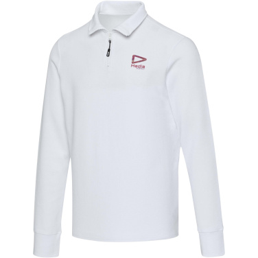 Logotrade promotional items photo of: Zeus long sleeve unisex half zip polo