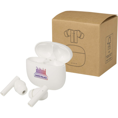 Logotrade promotional merchandise photo of: Alterf recycled plastic True Wireless Bluetooth® headset with silicone eartips