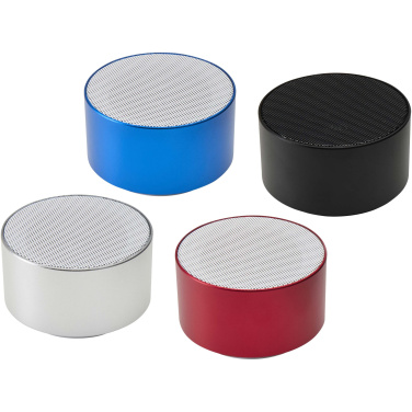 Logo trade promotional products picture of: Ankaa 3W recycled aluminium wireless Bluetooth® speaker