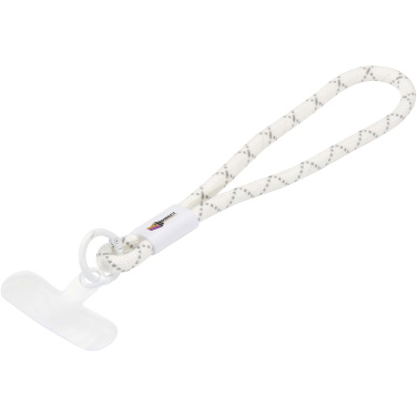 Logo trade promotional item photo of: Arich recycled plastic smartphone wristband