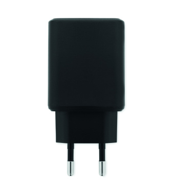 Logo trade promotional products picture of: EU 2-pole wall adapter/charger