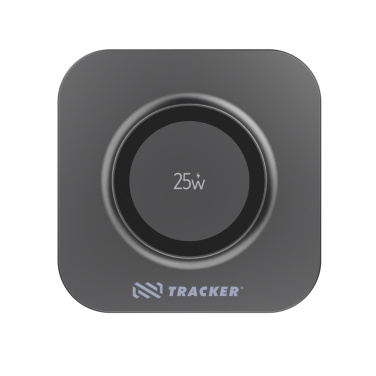 Logo trade promotional gifts image of: Quantum ultra-fast 25W magnetic wireless charging pad