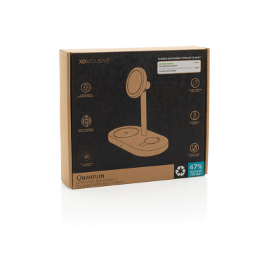 Logo trade promotional gift photo of: Quantum RCS ultra-fast 25W Magnetic desk wireless Charger