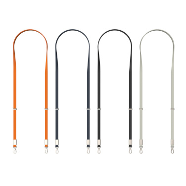 Logotrade promotional product image of: Nivo RCS recycled PET Crossbody lanyard