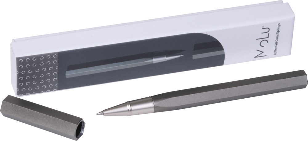 Logo trade corporate gifts picture of: Rollerball pen Coral Springs MoLu