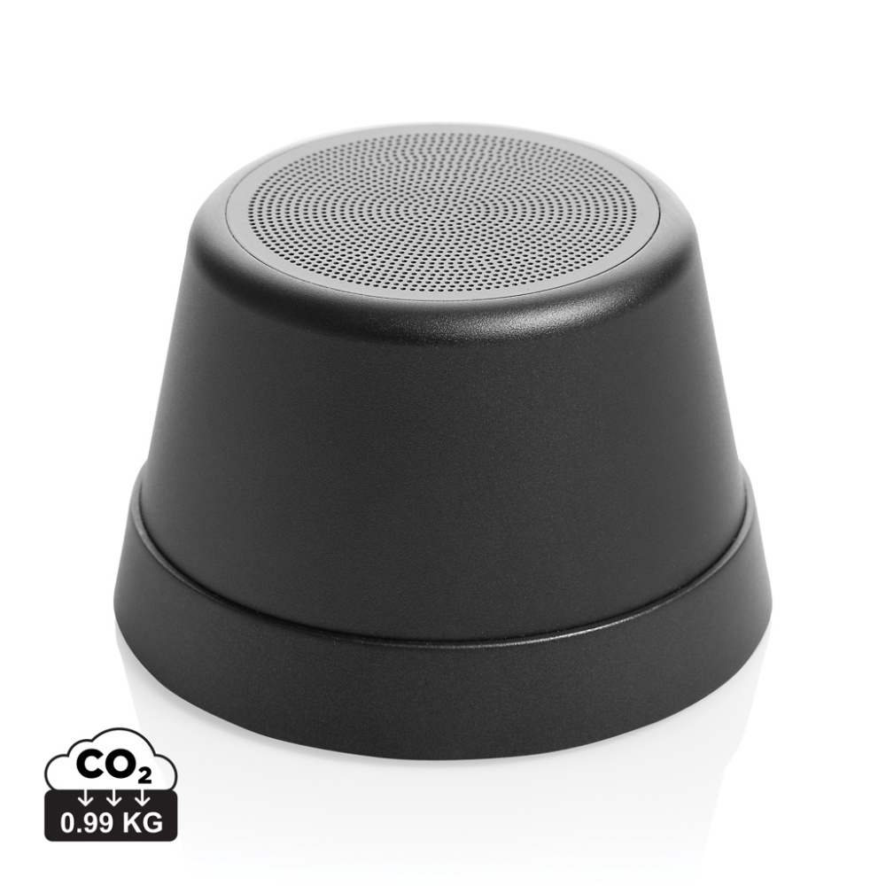 Logo trade advertising products picture of: Nivio RCS recycled aluminum magnetic 5W Speaker