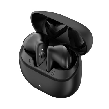 Logo trade promotional products image of: Urban Vitamin Santa Clara RCS plastic ENC earbuds