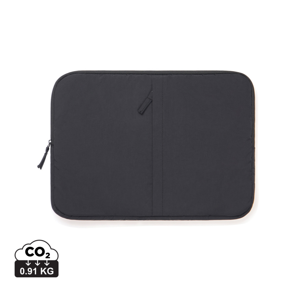 Logo trade advertising products picture of: KENTO URBAN RCS recycled nylon 15.6 inch laptop sleeve