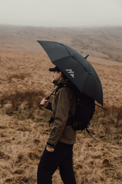 Logotrade promotional product image of: Nordic Drift Trail 27" AWARE™ RPET storm UPF 50+ proof Umbre