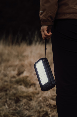 Logo trade corporate gifts picture of: Nordic Drift Titan 10.000mAh solar powerbank with 3 panels
