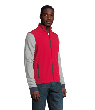 Logo trade promotional merchandise photo of: RACE BW MEN SOFTSHELL