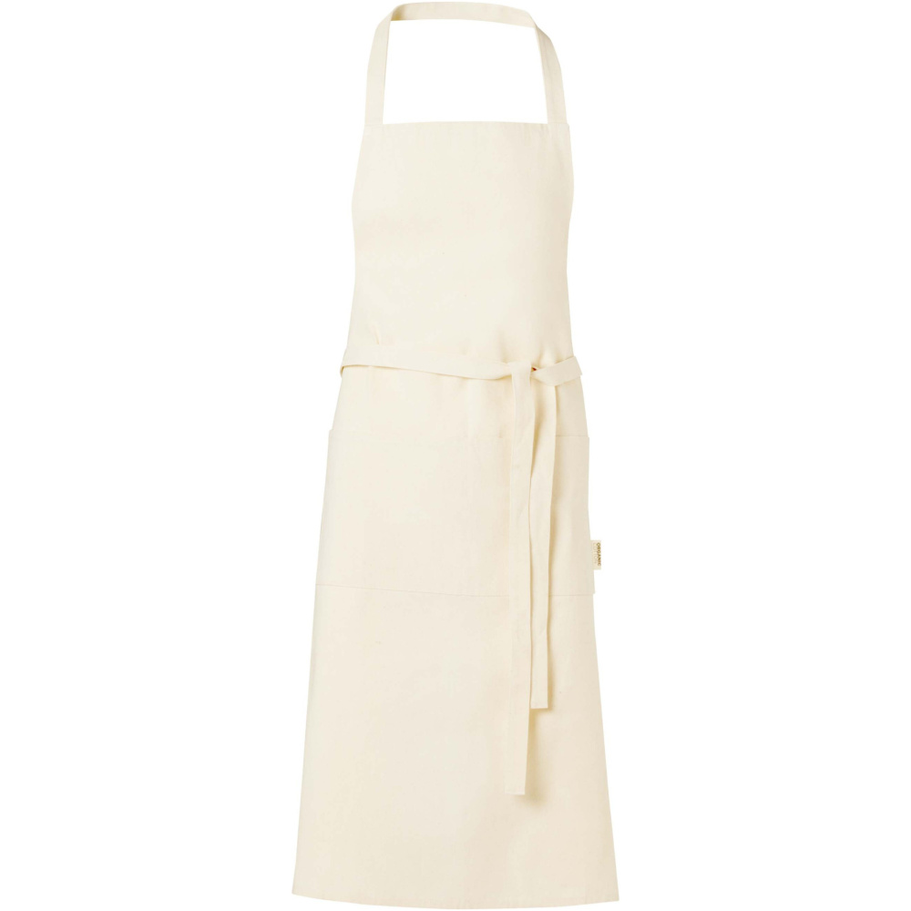 Logo trade business gifts image of: Odisha 200 g/m² OCS organic apron