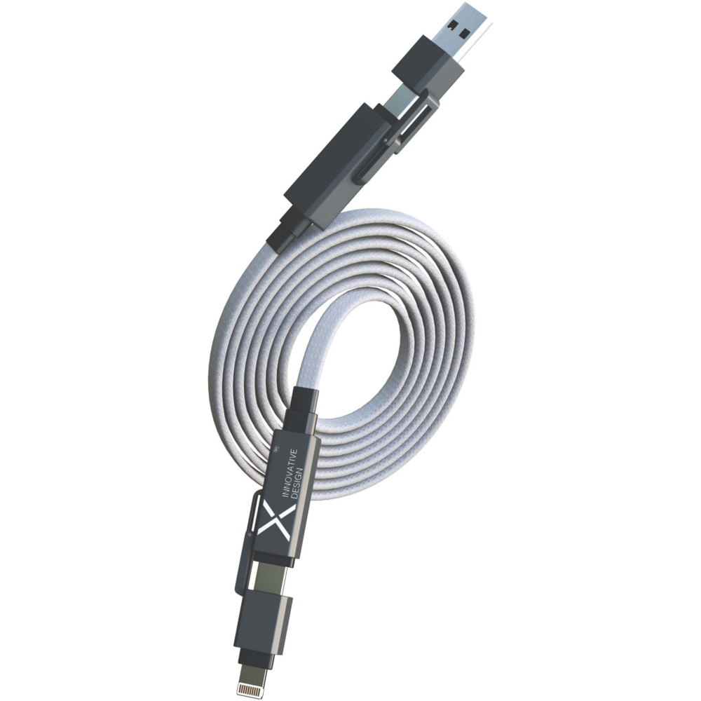 Logotrade promotional gift image of: SCX.design C58 60W magnetic flat charging cable