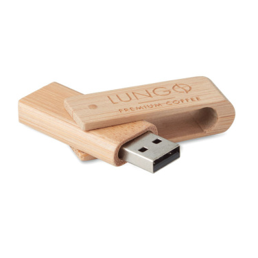 Logo trade promotional merchandise image of: Bamboo USB