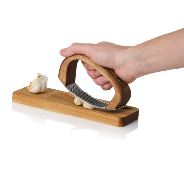 Logotrade promotional merchandise picture of: AdHoc RoccaAlio Garlic press with chopping board
