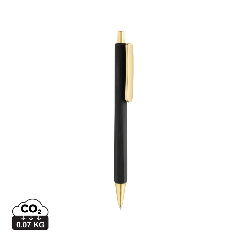 Logo trade promotional gift photo of: EDGE RCS three-sided pen luxury