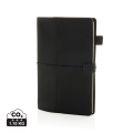 Daily Notes Binder 3 in 1 refillable PU notebook, black