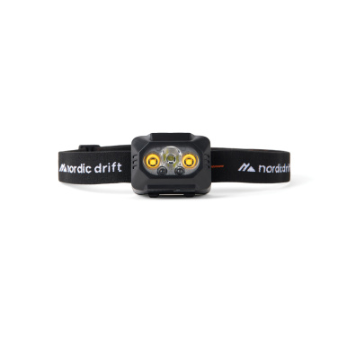 Logotrade advertising product picture of: Nordic Drift Everest high performance dual battery headtorch