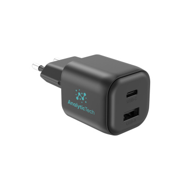 Logo trade promotional giveaways image of: Urban Vitamin Livermore RCS recycled 100W GAN charger
