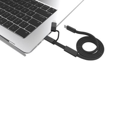 Logo trade advertising product photo of: Arc RCS 60W 120 cm 2-in-1 fast charging cable
