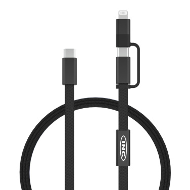 Logo trade promotional gifts picture of: Arc RCS 60W 120 cm 2-in-1 fast charging cable