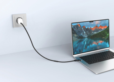 Logotrade promotional giveaways photo of: Arc RCS 60W 120 cm 2-in-1 fast charging cable