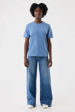 Logo trade promotional giveaway photo of: Iqoniq Brett recycled cotton t-shirt