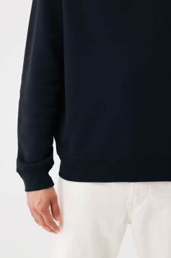Logo trade promotional merchandise picture of: IQONIQ Torla recycled cotton crew neck