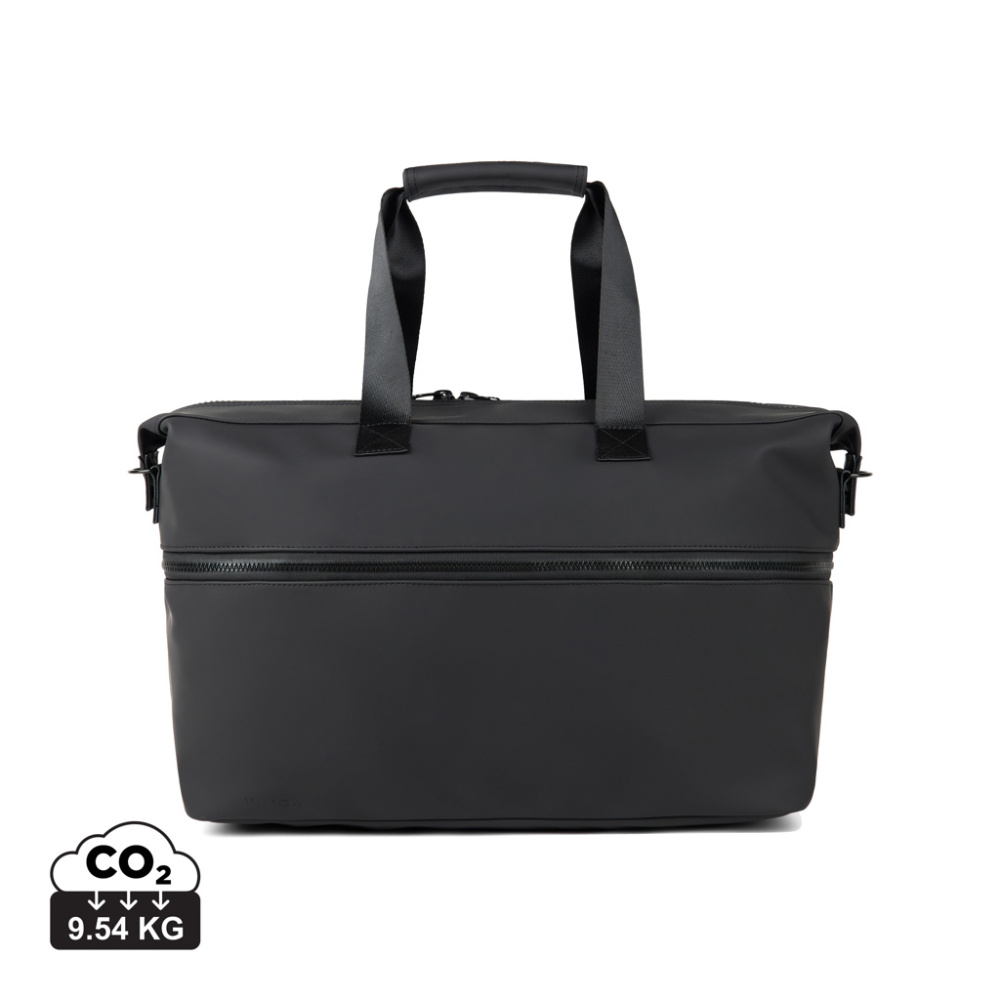 Logo trade corporate gifts image of: VINGA Baltimore RCS expandable weekend bag