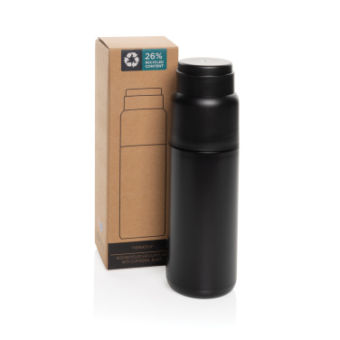 Logo trade promotional product photo of: Thermocup RCS recycled vacuum flask with cup 500ml