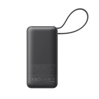 Logotrade promotional gifts photo of: Anker Nano Power Bank 30W, Built-In USB-C Cable