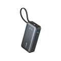 Anker Nano Power Bank 30W, Built-In USB-C Cable, black