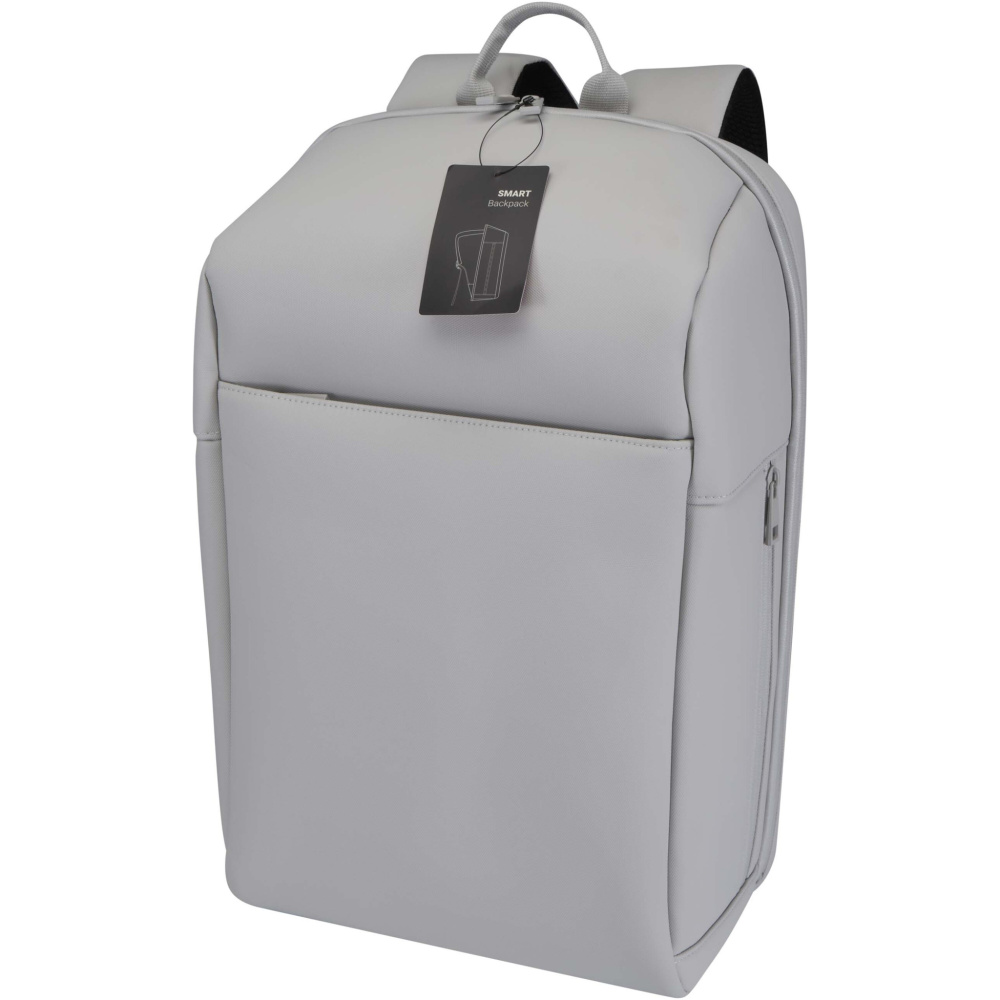 Logotrade promotional gift picture of: SMART 15" GRS recycled laptop backpack 18L