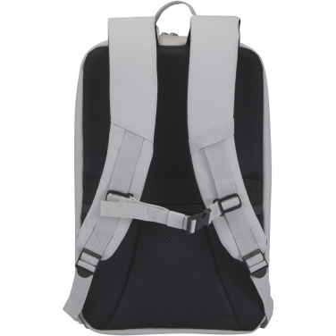 Logo trade business gifts image of: SMART 15" GRS recycled laptop backpack 18L
