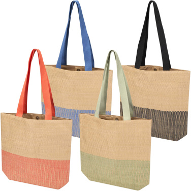Logotrade promotional merchandise image of: Rhythm straw paper tote bag 10L