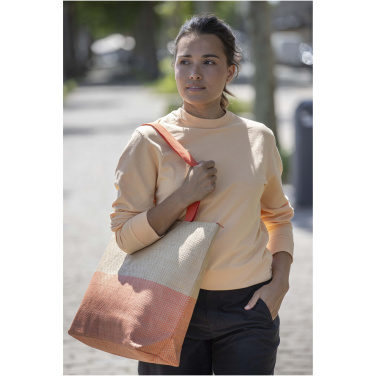 Logotrade advertising product picture of: Rhythm straw paper large zipped tote bag 21L
