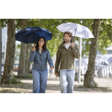 Logo trade promotional gift photo of: Agnes 21" foldable auto open RPET umbrella