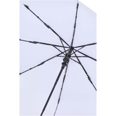 Logo trade promotional products picture of: Agnes 21" foldable auto open RPET umbrella