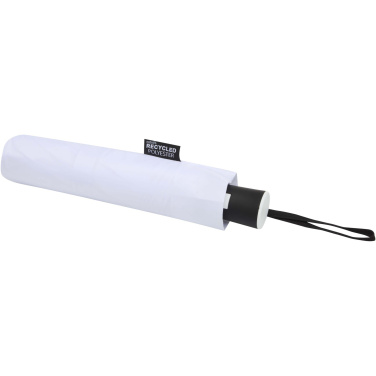 Logo trade promotional gift photo of: Agnes 21" foldable auto open RPET umbrella