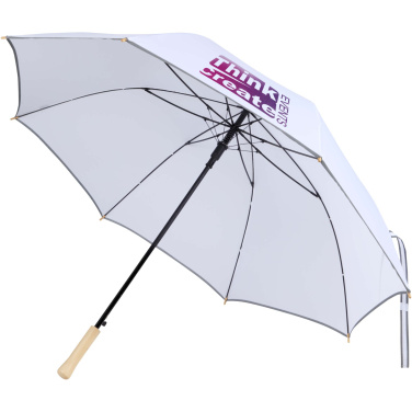 Logo trade promotional gift photo of: Norman 30” windproof RPET umbrella 