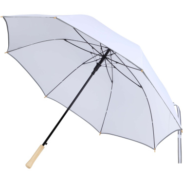 Logo trade promotional products image of: Norman 30” windproof RPET umbrella 