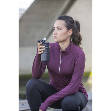 Logotrade business gift image of: Knox 350 ml RCS recycled double wall stainless steel sport bottle with flip straw