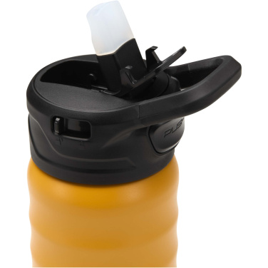 Logo trade promotional giveaway photo of: Knox 350 ml RCS recycled double wall stainless steel sport bottle with flip straw