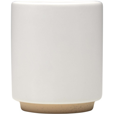 Logo trade promotional merchandise picture of: Camilla 180 ml stackable ceramic mug with matte finish
