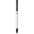 Verton recycled aluminium twist ballpoint pen with sleeve (blue ink), Silver